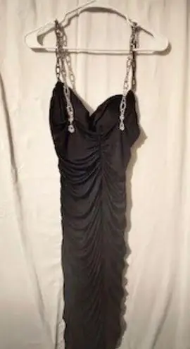 Nicole Bakti bodycon black dress size XS