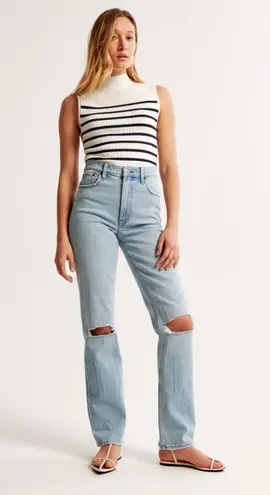 Abercrombie & Fitch Ultra High Rise 90s Straight Jean