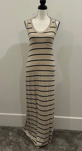 Max & Mia Striped Maxi Dress