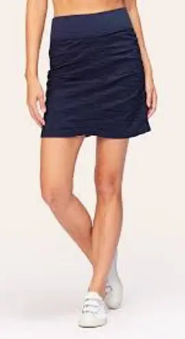 XCVI Wearables The Trace Skirt in Classic Navy Blue Mini Stretch Medium M CASUAL