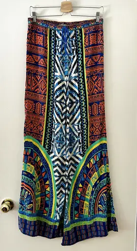 Flying Tomato  Wide Leg Geometric Palazzo Pants Sz L
