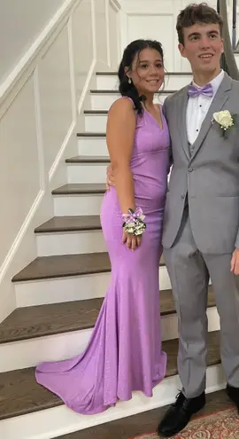 Atiana’s Boutique Lavendar Sparkly Prom Dress