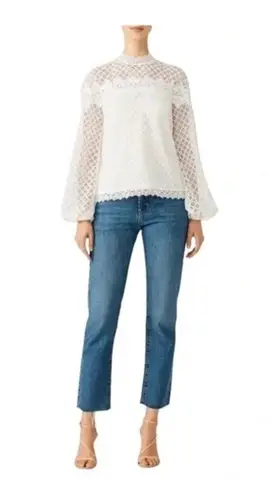 Amur White Florence Top Size S