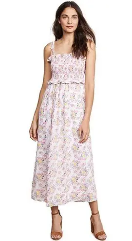NWT Kos Resort Lace Floral Smocked Maxi Dress