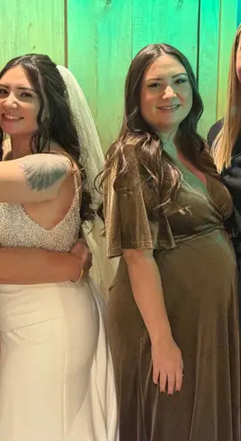 Baltic Born Maella Velvet Wrap Dress