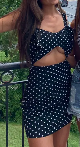 Nasty Gal Polka dot Dress