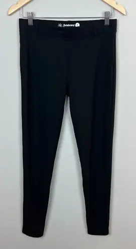 Betabrand Pant M Long Black Skinny Leg Dress Yoga Stretch Knit Pull On Womens