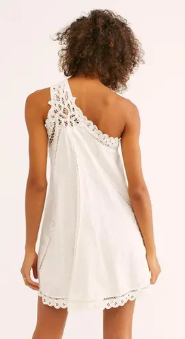 Free People White One Shoulder Dress