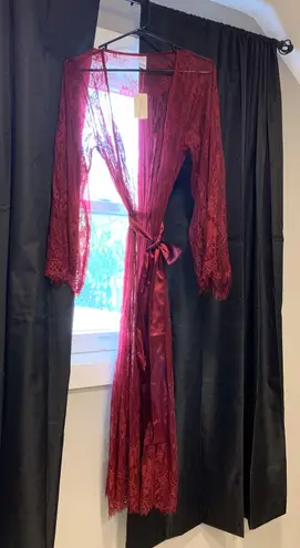 Forever 21 F21 Lace Robe - Image 1