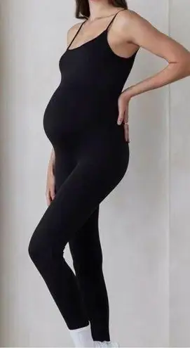 Bumpsuit Kate Maternity Unitard in Black