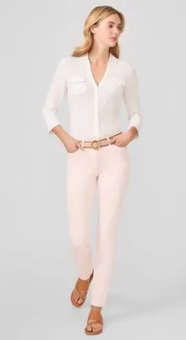 J. McLaughlin Lexi Soft Petal Pink Jeans sz 2