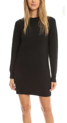 ALC Frank A.L.C. Gilbert Merino Wool Camel Long Sleeve Sweater Dress Charcoal Sz L $445