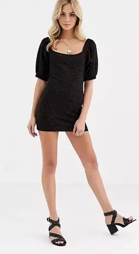 Free People Puff Sleeve Mini Dress