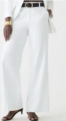 J.Crew NEW  Factory Women’s White Linen Kelsey Pants 00 - Image 1