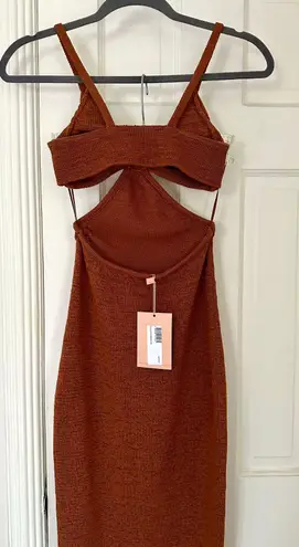 Cult Gaia Serita Dress in Amber