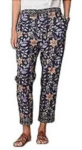 Sundance Leia Floral Print Cotton Cropped Pants Women's Size Petite XL Boho