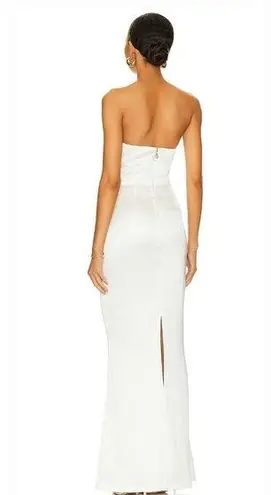 Nookie Emelie Strapless Gown in White