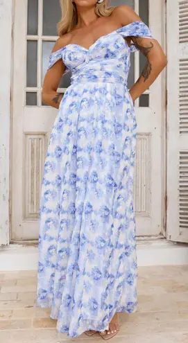 Hello Molly Blue Maxi Dress 