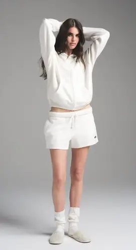 SKIMS Cotton Fleece Classic Short in Marble Graphic, Size X-Small