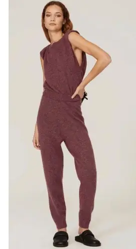 Central Park West Jumpsuit Womens XS Bailey Knit Tie Shoulder Lounge Boho Casual