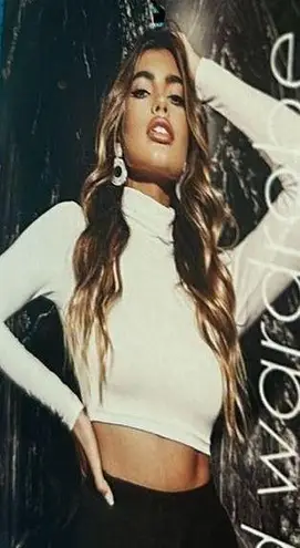 Naked Wardrobe NWT BANDEAU SKIRT SET