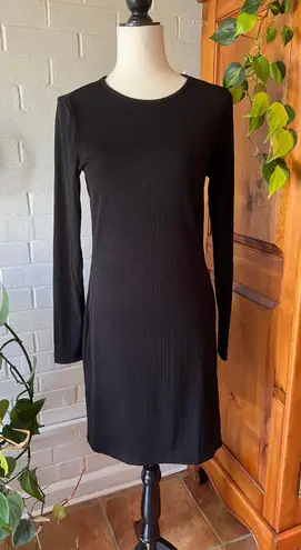 Walter Baker Long Sleeve Crewneck Knit Dress