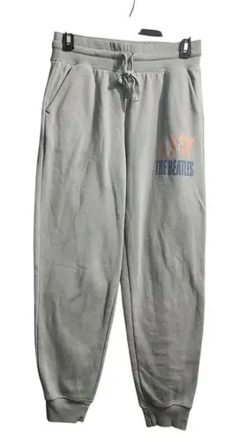 The Beatles Official Gray Jogger Sweatpants Band Merchandise Loungewear Size S