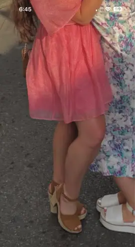 sun stone brown wedges