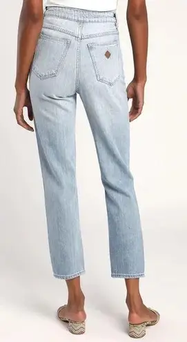 Abrand A ‘94 High Slim Straight Leg Distressed Jeans in Wildlife Size 4/26