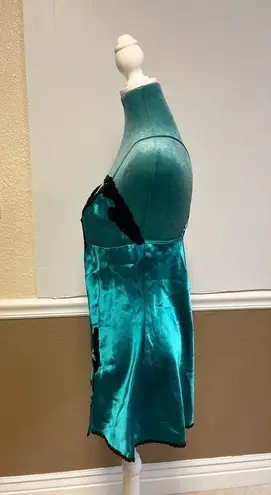 Frederick's of Hollywood Frederick’s of Hollywood Dark Teal Lace Chemise – Size M