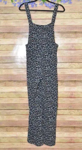 Saint Geraldine Ditsy Micro Floral Cord Overall Size M Black Jumpsuit Boho Retro Size M