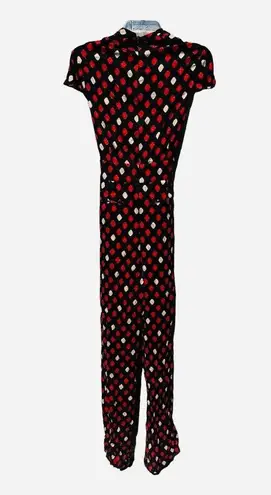 Catherine Malandrino 100% Silk Jumpsuit Summer 2016 Collection Size 12
