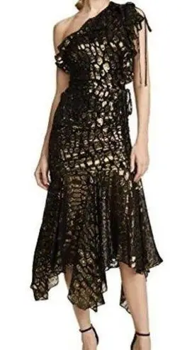 Veronica Beard NEW Leighton Asymmetrical Midi Dress Size 0