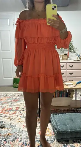 DO+BE Orange Mini Dress