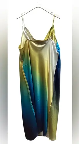 Ombré slip dress. The Drop. Extra Large Blue Size 2X