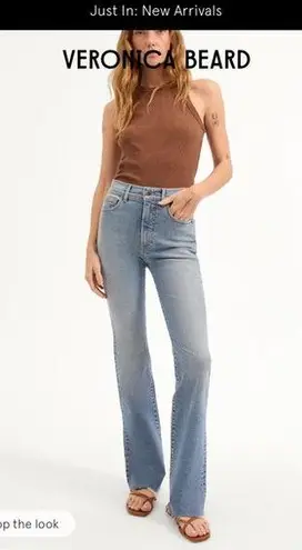 Veronica Beard size 28 Cameron high rise bootcut raw hem Jeans $328 curr… - Image 8
