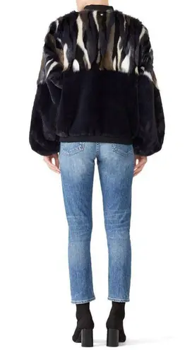 Sosken Studios Gota Faux Fur Coat Multicolor Jacket Oversized Mob Wife Aesthetic