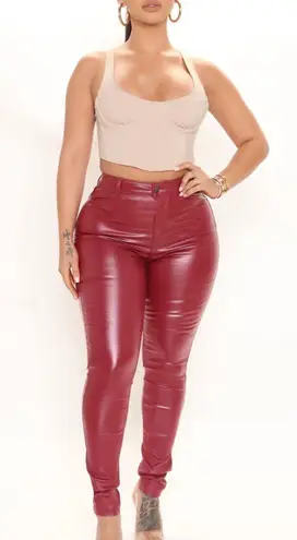 FashioNova Leather Pants