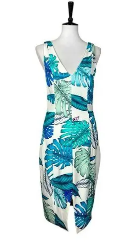 TALULAH New Dress Sheath V-neck All of the Stars Jungle Leaf Women’s Size Large