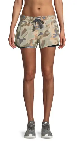 Koral Activewear women’s Sand damask running athletic gym shorts size S small