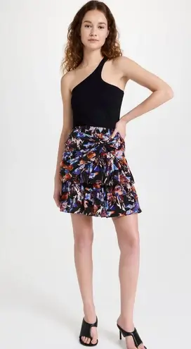 IRO Paris Manae Skirt, Black Multi Size 32 New w/Tag Retail $395