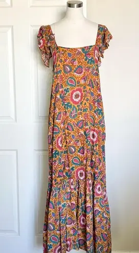 House of Harlow 1960 Jackie Floral Square Neckline Dress