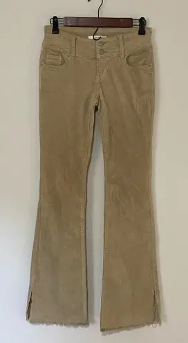 PacSun Women’s  Tan Corduroy Low Rise Boot Cut Pants Size 24 - Image 1