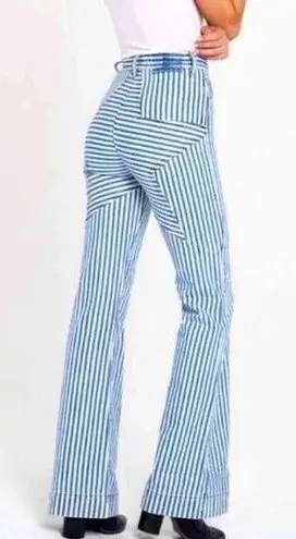 Revice Denim NWT Revice Venus Flare Striped Jeans