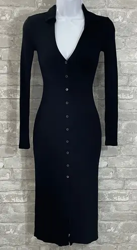 Wilfred Black Cove Knit Dress Size XXS