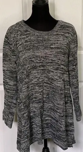 Jeanne pierre Small Black White Pullover Sweater Fall Pumpkin Patch Winter