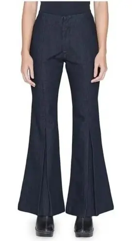 Frame Le Pixie Pleated Flared Jeans Plus Size 34 NWT $348