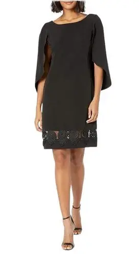Yoana Baraschi YOANNA BARASCHI RITZ CAPLET BLACK COCKTAIL GALA SPECIAL OCCASION DRESS 4