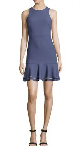 Elizabeth and James Hadley Mini Dress in Ponte Indigo Fit & Flare Size 8