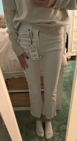 ZARA White Jeans